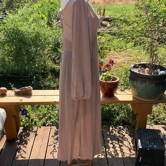 L Love Self maxi dress with tie lace back M - Picture 6 of 14